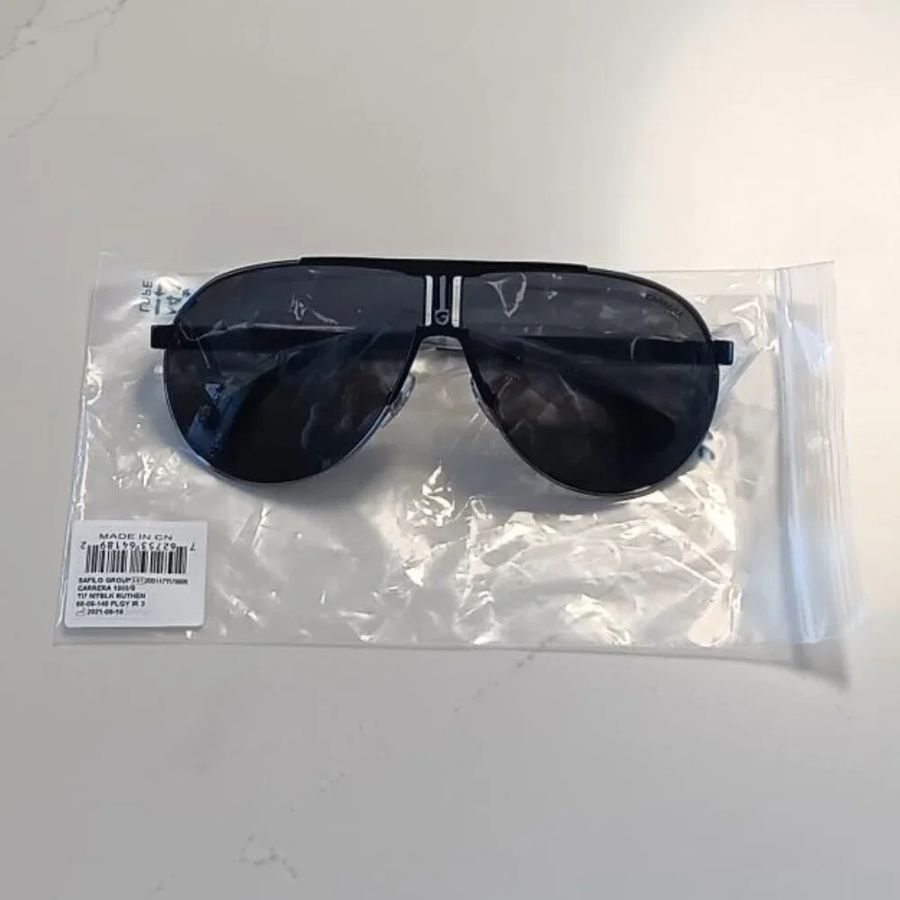 CARRERA Sunglasses 1005/S T17IR Matte Black Ruthenium Unisex NEW - Picture 1 of 13